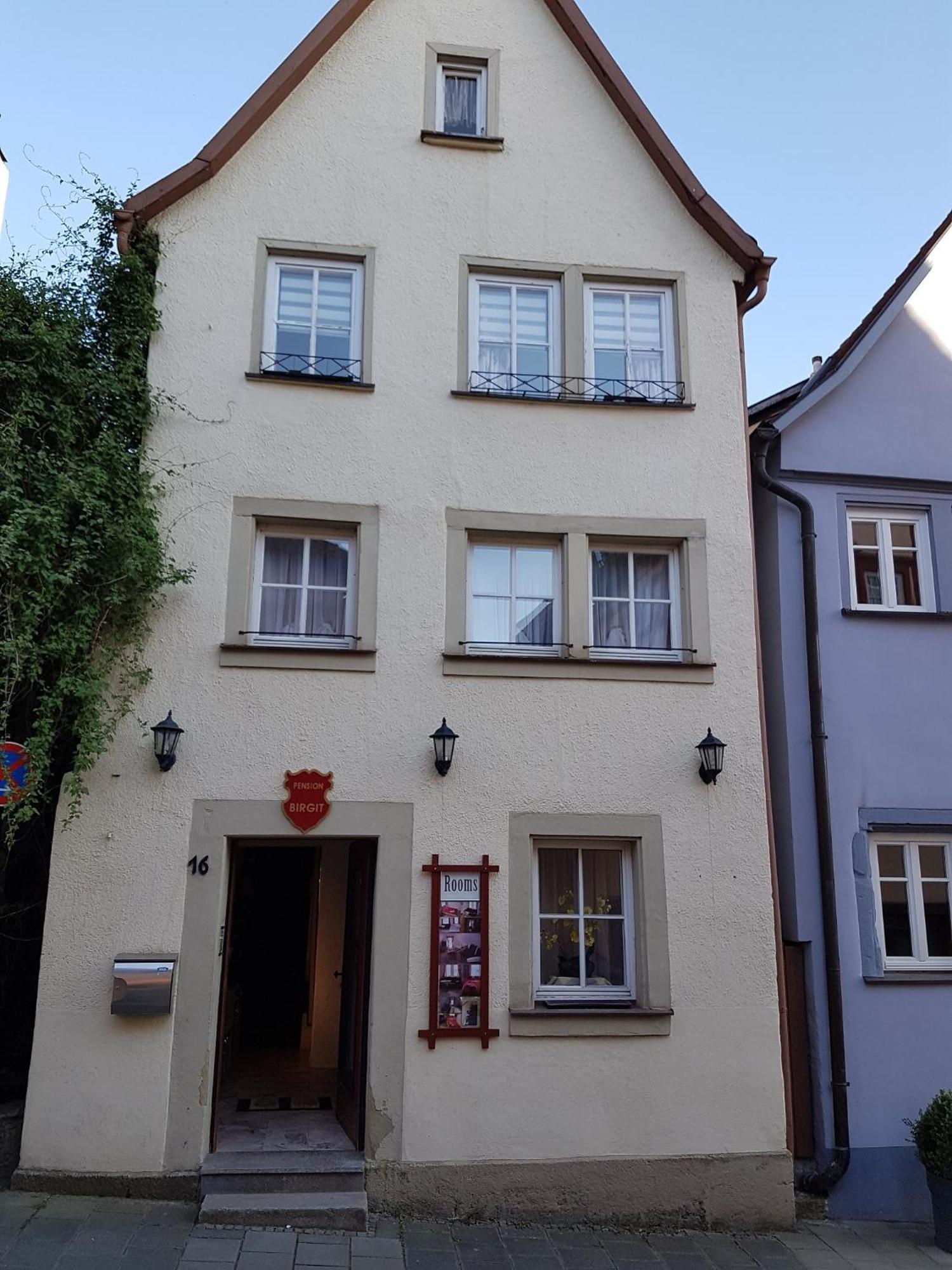 Pension Birgit Rothenburg ob der Tauber Dış mekan fotoğraf